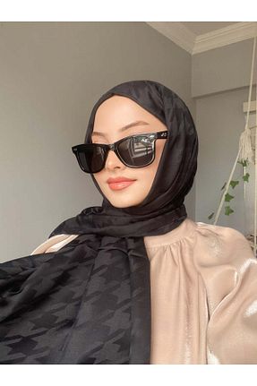 شال مشکی زنانه شیفون Mira İpek - کد 863928424