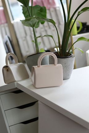 کیف دوشی بژ زنانه چرم مصنوعی Moom Bag - کد 863929046