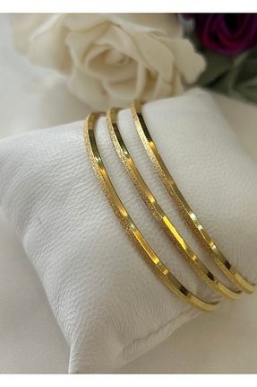 دستبند استیل (فولاد) طلائی زنانه استیل (فولاد) SİMAY - کد 863937873