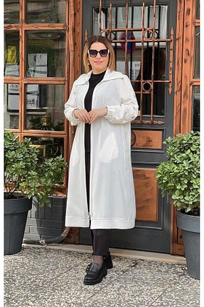 کلاه و ابایا سفید زنانه پلی استر FUAT GÜRSEN - کد 850577056