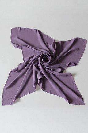 روسری بنفش ساده Valino - کد 864026286