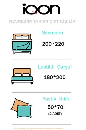روتختی دونفره سبز پنبه ای İQON - کد 785351654