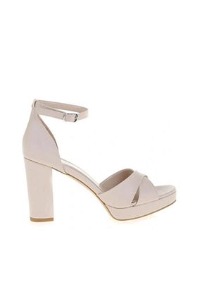 کفش مجلسی بژ زنانه پاشنه ضخیم Pierre Cardin - کد 122663236