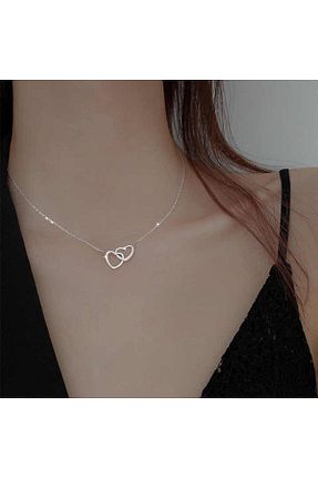 گردنبند استیل ( فولاد ) زنانه استیل ضد زنگ Evorya - کد 864056225