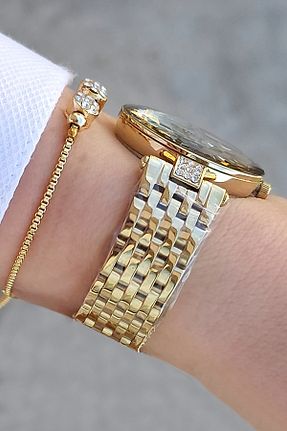 ساعت مچی طلائی زنانه 31-35 میلی متر Daniel Klein - کد 839360941