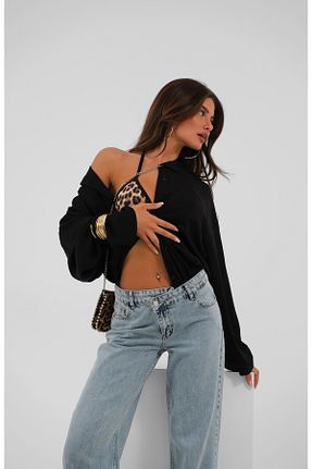 شلوار جین آبی زنانه جاگر Black Fashion - کد 864341475