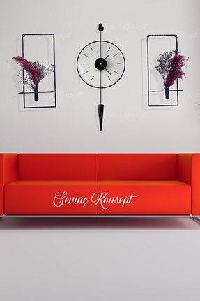 محصول دکوراسیون دیوار مشکی فلزی SEVİNÇ KONSEPT - کد 864116146
