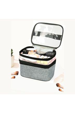 کیف آرایش طوسی skyinn - کد 864741444