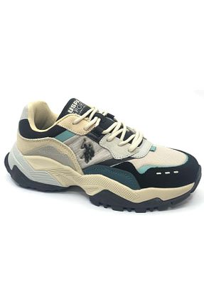 کفش اسنیکر بژ مردانه بند دار U.S. Polo Assn. - کد 863749774