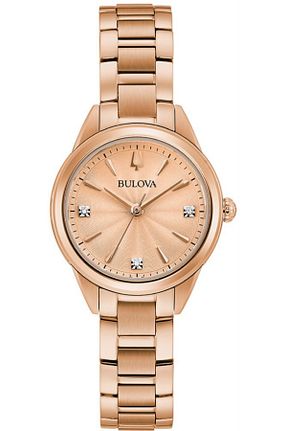 ساعت مچی طوسی زنانه 26-30 میلی متر Bulova - کد 777668462