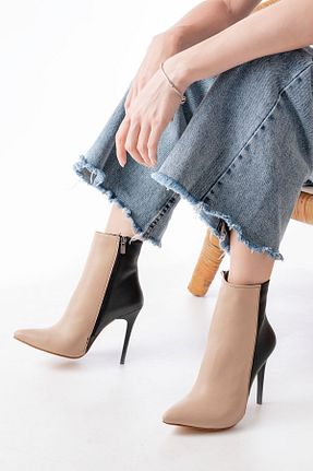 بوت / نیم بوت رنگی زنانه چرم مصنوعی Shemard - کد 864129758