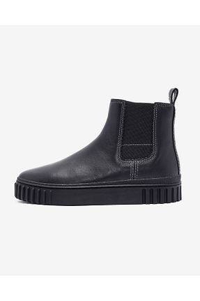 بوت / نیم بوت مشکی زنانه پاشنه تخت CLARKS - کد 864132842