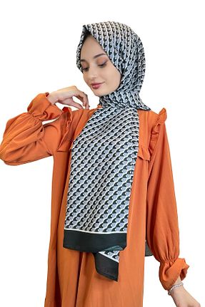 شال مشکی زنانه پنبه پلی استر Siyane - کد 864190142