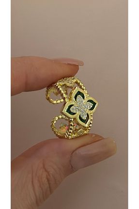 انگشتر استیل (فولاد) سبز زنانه استیل (فولاد) Opia JEWELRY - کد 864213485