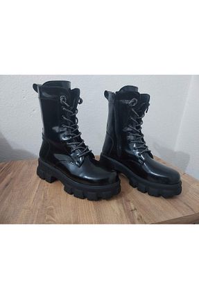 بوت / نیم بوت مشکی زنانه چرم مصنوعی emela kids shoes - کد 864247552