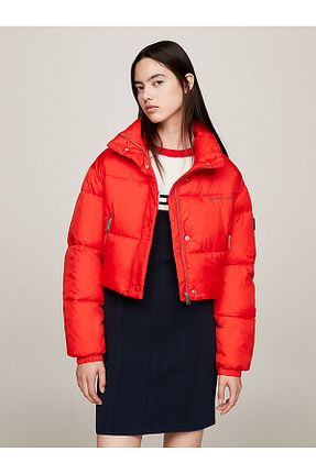 کت قرمز زنانه رگولار Tommy Hilfiger - کد 788843609