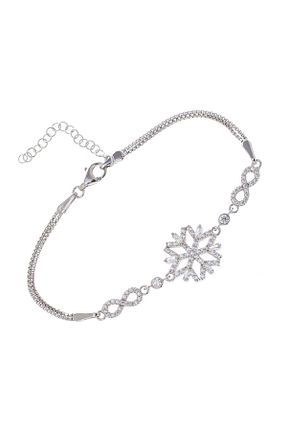 دستبند نقره زنانه 925 عیار NAGISS - کد 797902269