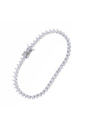 دستبند نقره زنانه 925 عیار NAGISS - کد 742851378