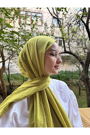 شال سبز زنانه پنبه ای shalby - کد 864336261