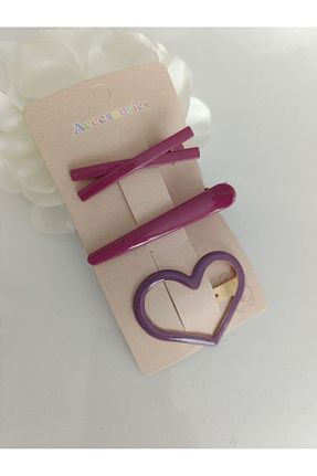 گیره سر بنفش زنانه MutluBiDünya - کد 864356374