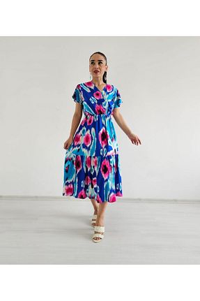 لباس سرمه ای زنانه بافتنی 6 butik altı üstü butik - کد 864373626