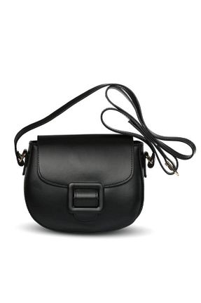 کیف دوشی مشکی زنانه چرم مصنوعی Nine West - کد 864375341