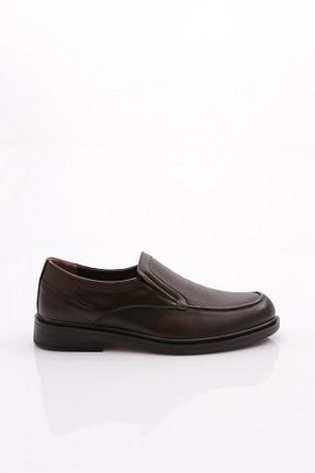 کفش کژوال قهوه ای مردانه چرم خالص Dgn - کد 906030137