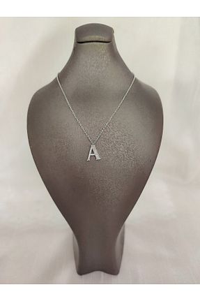 گردنبند استیل ( فولاد ) طوسی زنانه استیل (فولاد) LİLYA AKSESUAR - کد 864657886