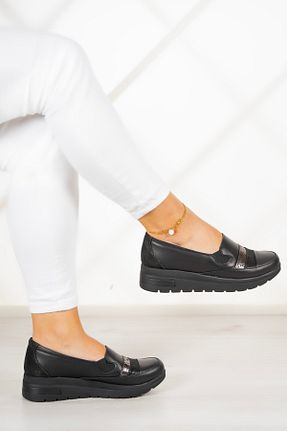 کفش کژوال مشکی زنانه چرم خالص Erkan Saçmacı - کد 851190923