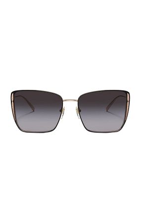 عینک آفتابی مشکی زنانه UV400 Bvlgari - کد 316692855