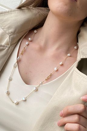 گردنبند طلا طلائی زنانه 14 عیار Birinci1926 - کد 357538954