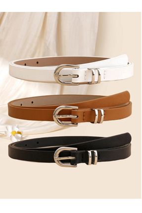 کمربند مشکی زنانه چرم مصنوعی BRAND&BELT - کد 864683180