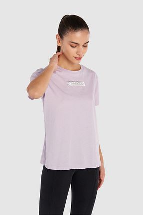 تیشرت بنفش زنانه رگولار hummel - کد 864433486