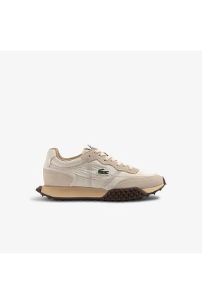 کفش اسنیکر بژ مردانه بند دار Lacoste - کد 831224200