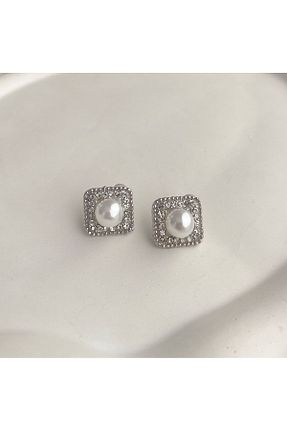 گوشواره جواهر زیرکن DEMOKAN - کد 864455868