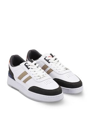 کفش اسنیکر سفید مردانه بند دار Slazenger - کد 864458434