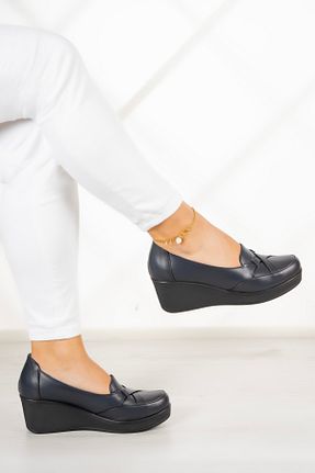 کفش پاشنه بلند پر سرمه ای زنانه پاشنه متوسط (5-9 سانتی متر) Erkan Saçmacı - کد 856997867