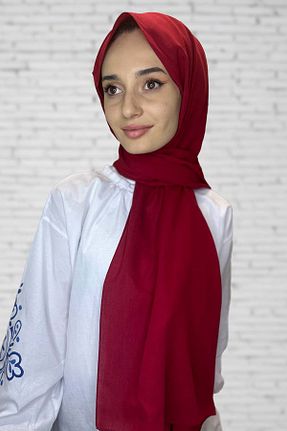 شال قرمز زنانه پنبه ای Shecarf - کد 864472960