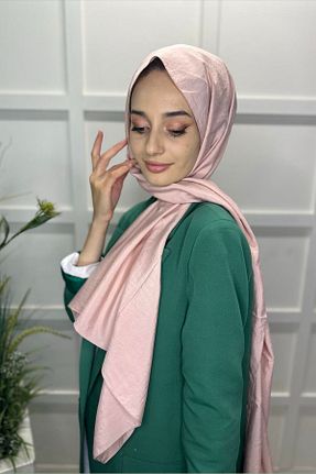 شال صورتی زنانه پنبه ای Shecarf - کد 864472818