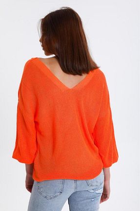 پلیور نارنجی زنانه Relaxed Su Moda - کد 377042663