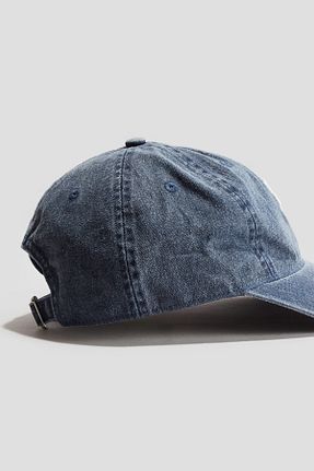 کلاه آبی مردانه پنبه ای H&M - کد 864480660