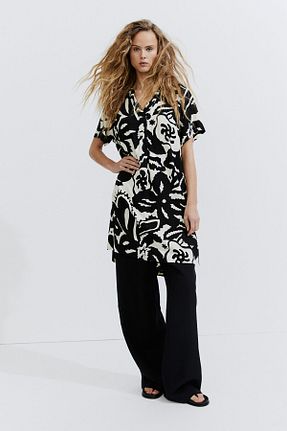 لباس مشکی زنانه بافتنی H&M - کد 864480144