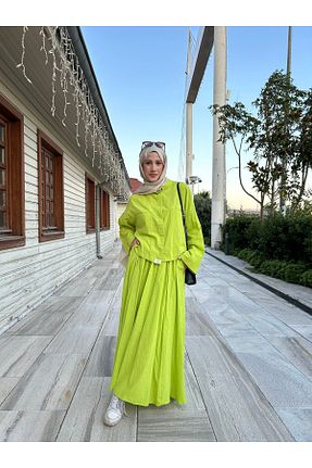 بلوز حجاب سبز زنانه رگولار alketakı - کد 864506525