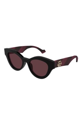 عینک آفتابی زرشکی زنانه UV400 Gucci - کد 758401659