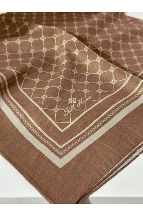 روسری قهوه ای مودال SILKHOME EŞARP - کد 864537646