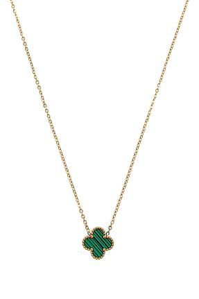 گردنبند استیل ( فولاد ) سبز زنانه استیل (فولاد) GUNESTAKI - کد 864580536