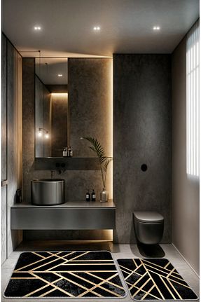 پادری بیرون طلائی پلی استر BigArts Home - کد 921665152