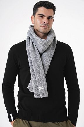 شال گردن طوسی مردانه اکریلیک CHUBA - کد 864576857