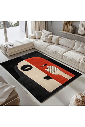 فرش رنگی قابل شستشو Rugs Modern Halı - کد 864605988