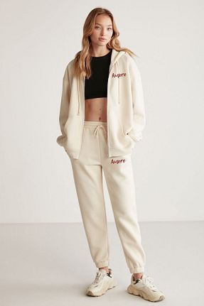 ست بالاتنه و پائین تنه نباتی زنانه بافتنی aynewmoda - کد 864631959